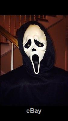 Animated Ghost Face Scream Prop Lifesize Halloween