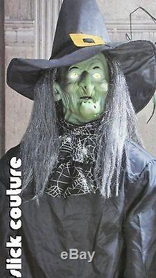Animated Halloween WITCH Prop Life Size IVANA GET UP Rising Grandin Rd SEE VIDEO