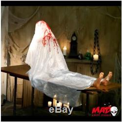 Animated John Doe Bloody Corpse Prop Halloween Morgue Decoration Bloody Body