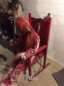 Animated Pneumatic Halloween Haunted House Prop Zombie