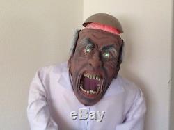 Animated Prop Lifesize Gemmy Halloween Mad Scientist Ultra Rare L@@K AT PICS