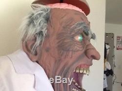 Animated Prop Lifesize Gemmy Halloween Mad Scientist Ultra Rare L@@K AT PICS