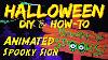 Animated Spooky Sign Halloween Motorized Prop U0026 Diy How To Video