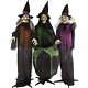 Animatronic Witches, Indoor/outdoor Halloween Decoration, Light-up Eyes