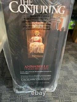 Annabelle Doll The Conjuring by Trick or Treat Studios Life Size Prop in hand