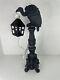 At Home-gothic Led Halloween Vulture On Stand, 18 Vulture Lamp