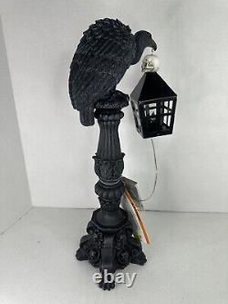 At Home-Gothic LED Halloween Vulture on Stand, 18 Vulture Lamp