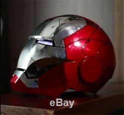 AutoKing 1/1 mk5 Iron Man Helmet Voice-controlled Deformed Wearable Halloween