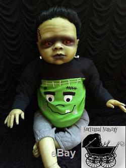 Baby Frankenstein, Reborn Doll, Halloween Prop, Classic Horror Movie, Monster
