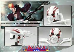 Bleach kurosaki Ichigo Tensa Bankai Face Mask Cosplay Helmet Halloween Prop Mask