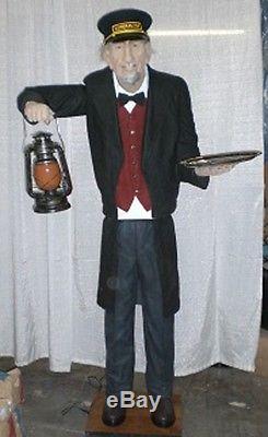 Brand New Life Size Railroad Yard Conductor Halloween Prop