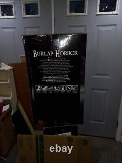 Burlap Horror Retired Spirit Halloween prop. 2018