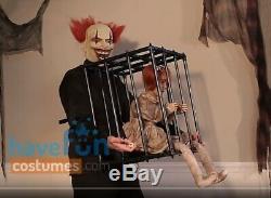 Caged Kid Girl Costume in Cage Walk Around Animated Prop Child Halloween