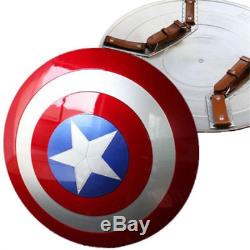 Captain America Shield 11 ABS Shield 60cm Cosplay Halloween Props Gift US SHIP