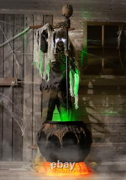 Cauldron Creeper Halloween Prop