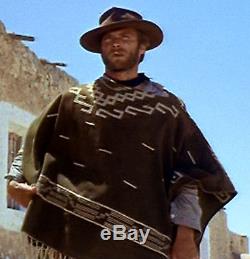 Clint Eastwood Brown Poncho Cowboy Replica Movie Prop Great for Halloween
