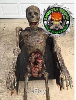 Coffin Reacher Zombie Custom Built Animatronic Halloween Jump Scare Prop O-O-A-K