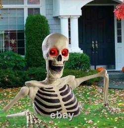 Costco Giant Ground Breaking Skeleton LED Halloween