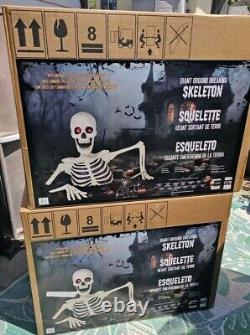 Costco Giant Ground Breaking Skeleton LED Halloween