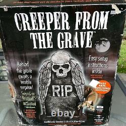 Creeper From The Grave Tombstone Halloween prop decoration Animated TEKKY
