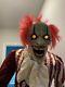 Creepy Towering Clown 7ft Spirit Halloween Animatronic Prop Carnival Rare