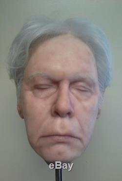 Custom Realistic Silicone Male Prop Head Film Quality Halloween Collectibles