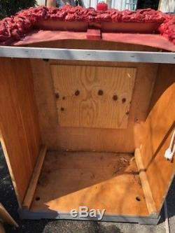 Custom made human meat grinder scary halloween prop for yard haunt