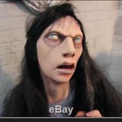 DEMENTED GIRL Animated Life Size Haunted House Halloween Decoration & Prop