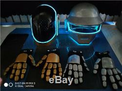 Daft Punk Helmet Thomas LED Helmet Mask Gloves EVA Cosplay Props Halloween Props