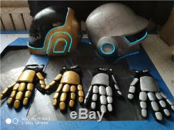 Daft Punk Helmet Thomas LED Helmet Mask Gloves EVA Cosplay Props Halloween Props
