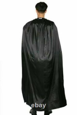 Darth Vader Costume Black Cosplay Clothing Belt Cape Props Halloween Full Set
