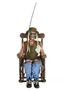 Dead Water Swamp Fisherman Home Depot 6.5 ft. Animated LED Rocking Chair