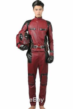 Deadpool Cosplay Costume Outfit Belt Gloves Props Halloween Party Adult For Sale