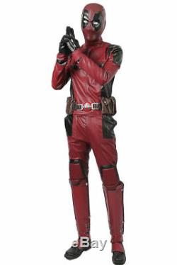 Deadpool Cosplay Costume Outfit Belt Gloves Props Halloween Party Adult For Sale