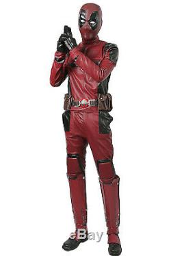 Deadpool Costume Cosplay Prop Suit Outfit Superhero Jumpsuit Halloween Xcoser
