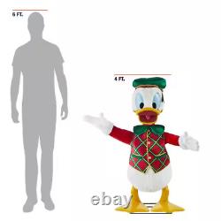 Disney 4 ft. Animated Holiday Donald Duck Home Depot