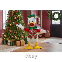 Disney 4 ft. Animated Holiday Donald Duck Home Depot