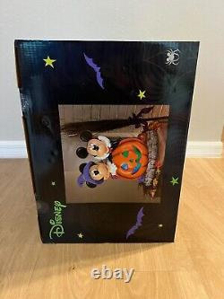 Disney Halloween Mickey and Minnie Pumpkin greeter Costco