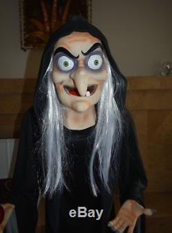 Disney Villains Life Size Villain Evil Queen Old Hag Halloween Prop Figure Doll