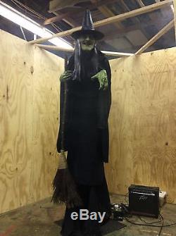 Distorations Unlimited Animatronic Flying Witch Prop