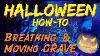 Diy Animated Breathing U0026 Moving Grave Halloween How To Yard Haunt Prop