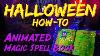 Diy Animated Magic Spell Book Halloween Decoration Prop