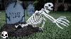 Diy Halloween Props Graveyard Skeleton Portable And Easy
