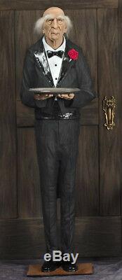 Dobson The Butler Animated Life Size Halloween Prop Statue Decor