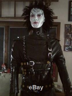 EDWARD SCISSORHANDS JOHNNY DEPP LIFE SIZE MANNEQUIN HALLOWEEN PROP ZOMBIE PROP