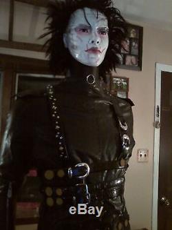 EDWARD SCISSORHANDS JOHNNY DEPP LIFE SIZE MANNEQUIN HALLOWEEN PROP ZOMBIE PROP