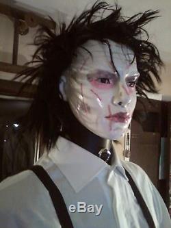 EDWARD SCISSORHANDS JOHNNY DEPP LIFE SIZE MANNEQUIN HALLOWEEN PROP ZOMBIE PROP