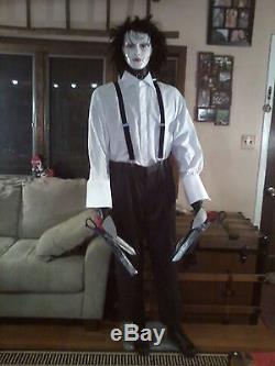 EDWARD SCISSORHANDS JOHNNY DEPP LIFE SIZE MANNEQUIN HALLOWEEN PROP ZOMBIE PROP