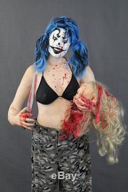 EVIL KILLER CLOWN Haunted House Halloween Horror Circus Prop