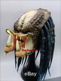 Elder Predator Halloween Mask Costume Full Face Prop Cosplay Adult Latex Alien
